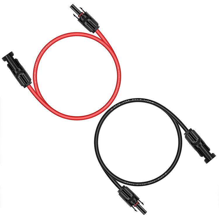 Cable Photovoltaic 3Ft 10AWG ho an'ny Controller Charge Solar